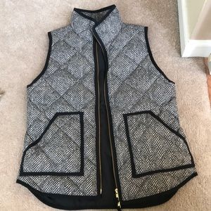 J Crew Factory Quilted Vest - Size Small